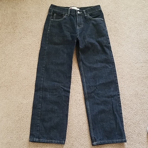 Levi's 550 Relaxed Youth Denim Blue Jeans sz 14 - Picture 1 of 6